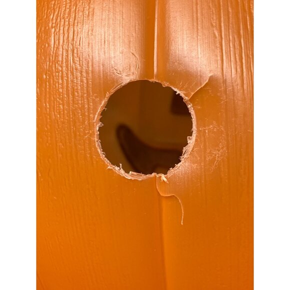 Halloween Plastic Blow Mold Jack-O-Lantern Pumpkin Tabletop  Decoration - Picture 9 of 10